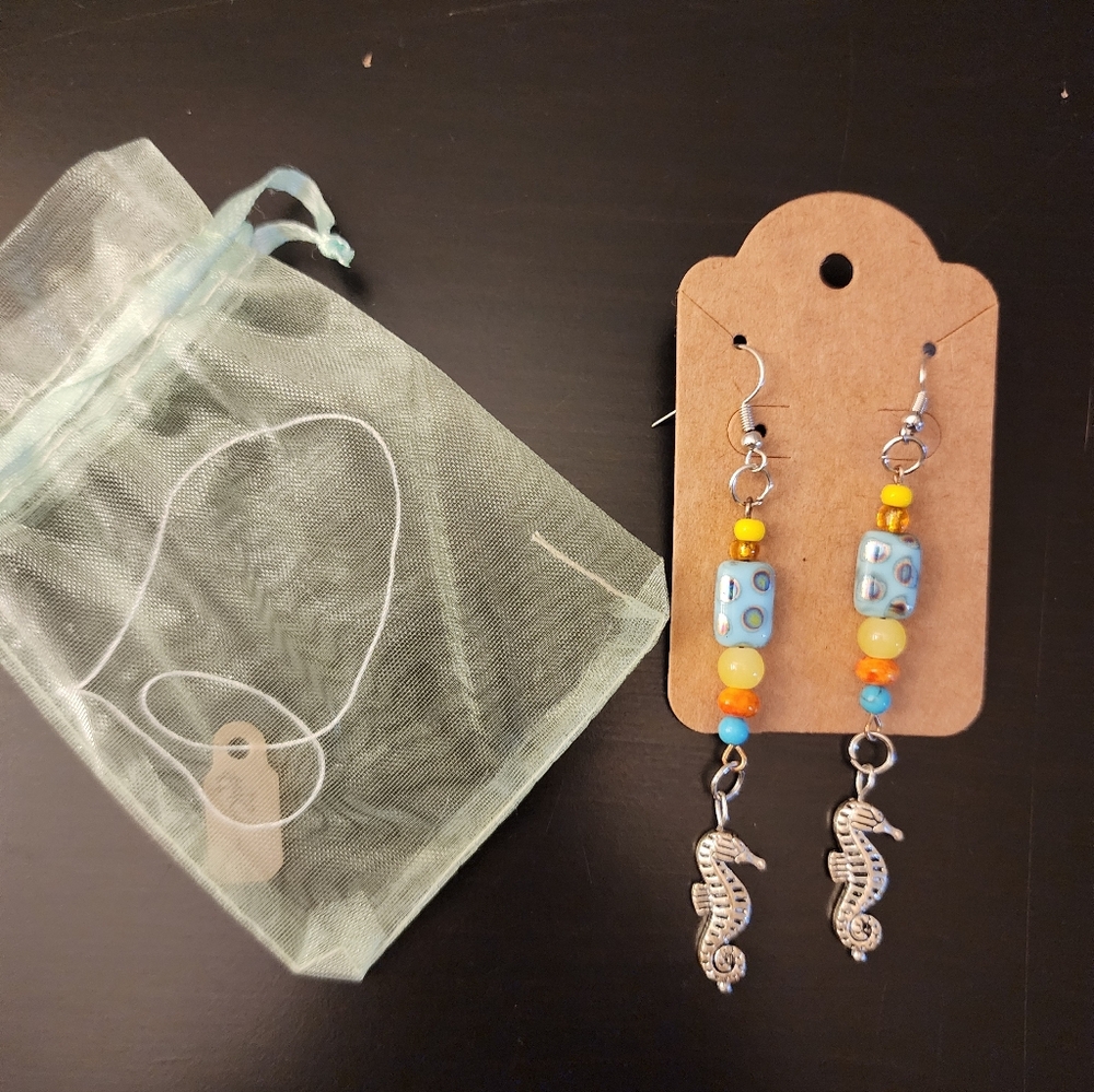 Colorful Seahorse Earrings